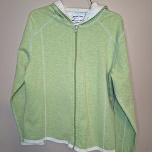 Pendleton Woman's Zip-Up Large Hoodie Green Machine Washable